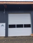 roll up tall 3 lite commercial overhead / garage door installation