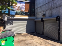 Roll up commercial overhead / garage door installation